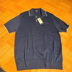 Elegant Navy Polo Shirt for Men